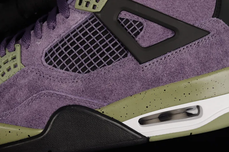 All categories Air Jordan Jordan series basketball shoes Air Jordan 4 foreign trade version Air Jordan 4 Retro "Canyon Purple" AJ4 Joe 4 purple suede basketball shoes AQ9129-500